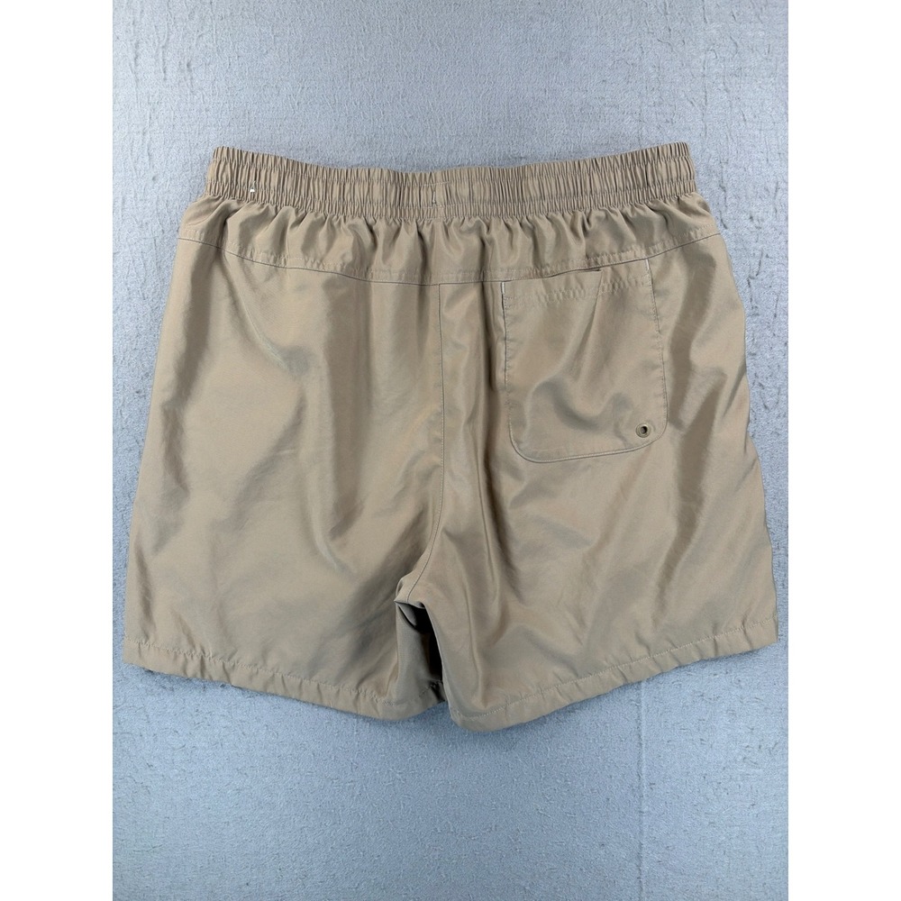Nike Mens Tan Athletic Shorts Large Mesh Lined Drawstring Pockets AR2382-247 - Picture 3 of 11